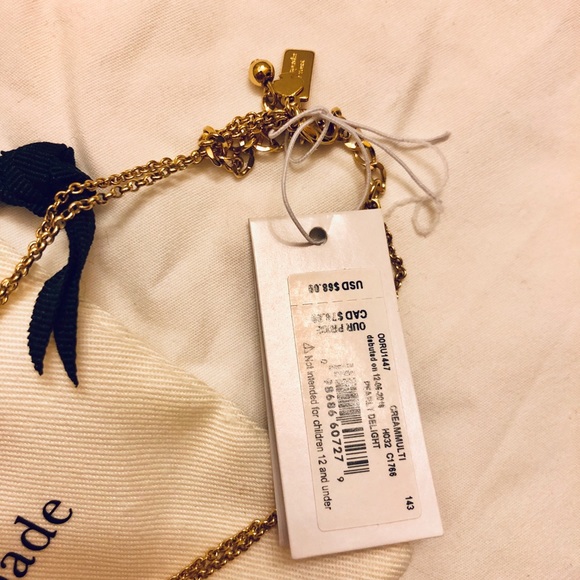 Kate spade double chain pearl and crystal necklace - Picture 4 of 4